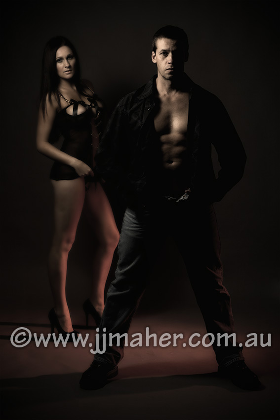 Male and Female model photo shoot of tully399 and Sheree Louise by Machine_Bones