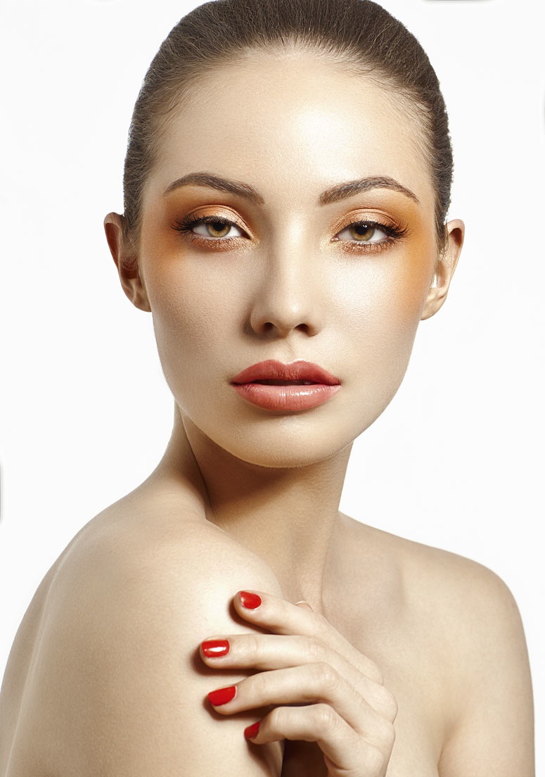 Female model photo shoot of Tanya Blundell makeup by Matt Briggs