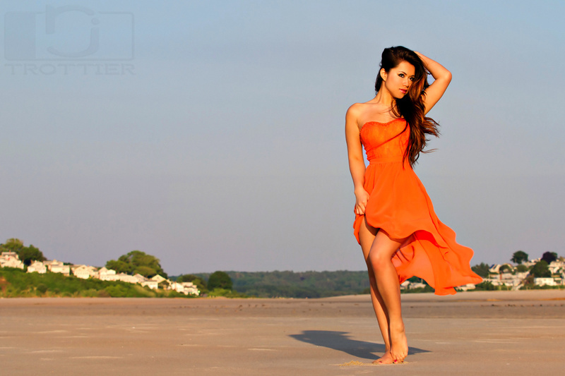 Female model photo shoot of Truc D in Plum Island