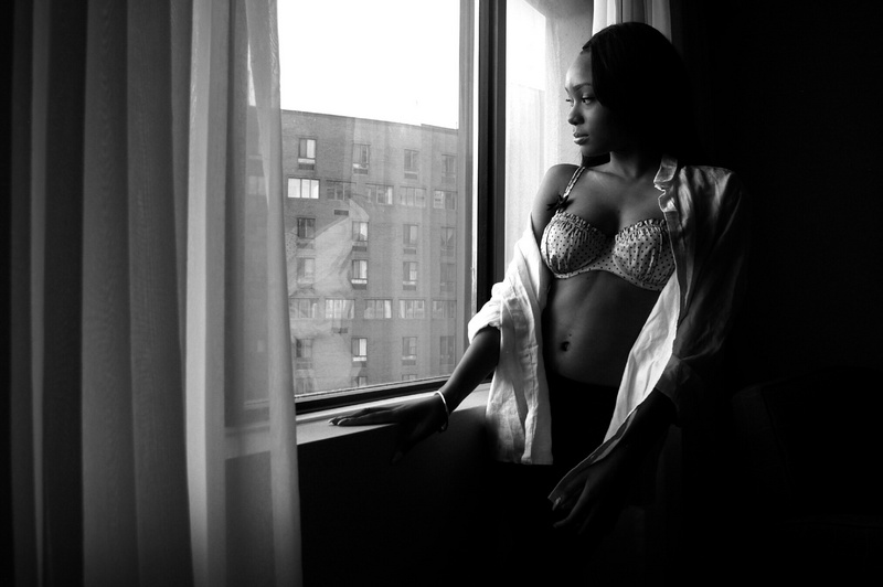 0 and Female model photo shoot of Brooklyn BlackAndWhite and Nisha Hinds in Toronto