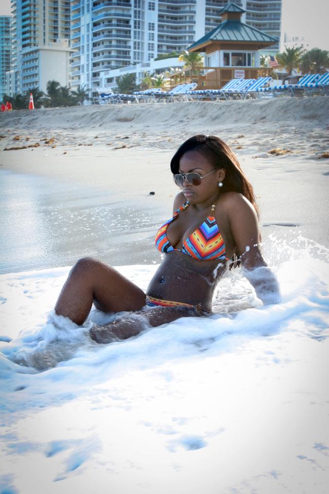 Female model photo shoot of DeeJay Swagga in Miami Beach