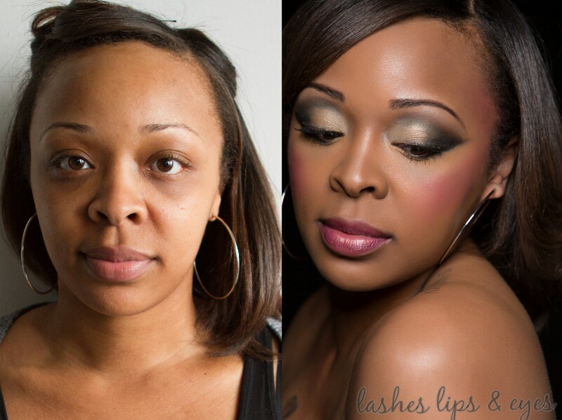 Female model photo shoot of lashes lips and eyes in lamonte g photography