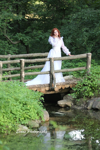 Female model photo shoot of Connie Colvin in Tall Tree Arboretum