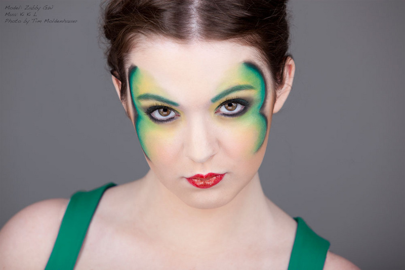 Female model photo shoot of KKL Makeup