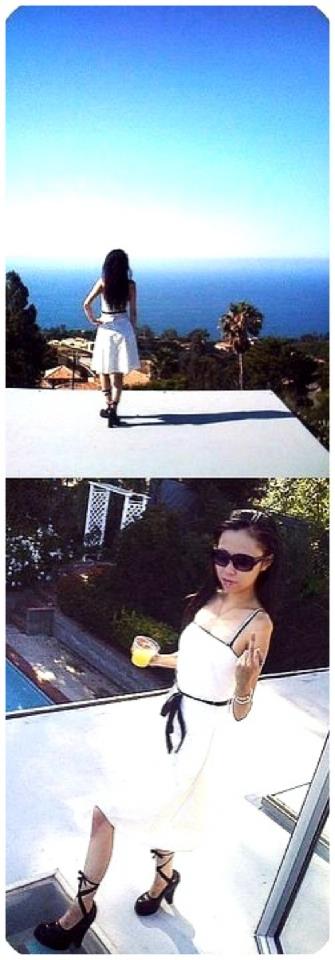 Female model photo shoot of Ophelia_Vanity in Malibu, California
