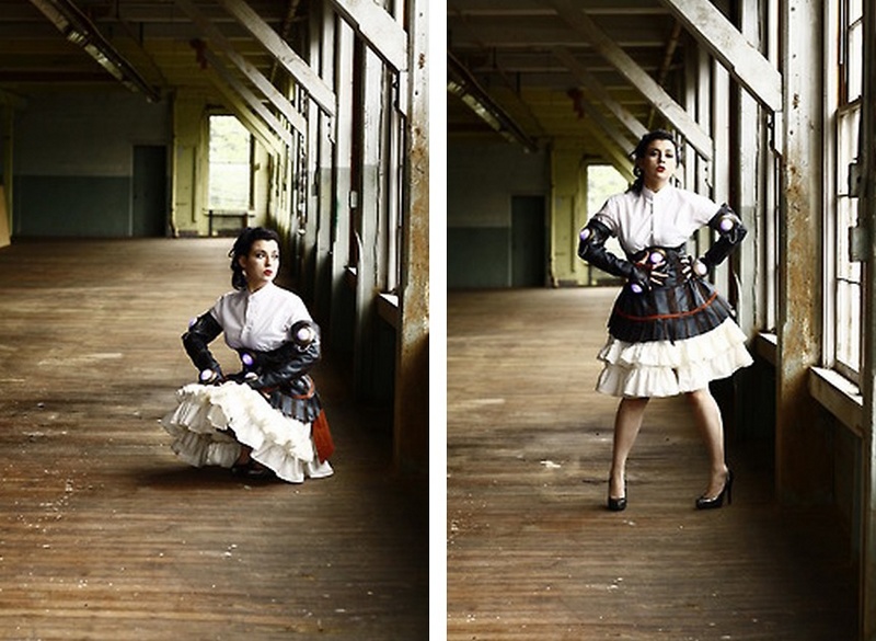 Female model photo shoot of Brittanie_Jones in Manchester, CT, clothing designed by Redfeild design
