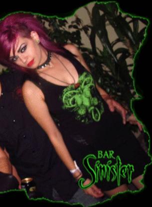 Female model photo shoot of Miz Melody Manson in Bar Sinister Hollywood,CA