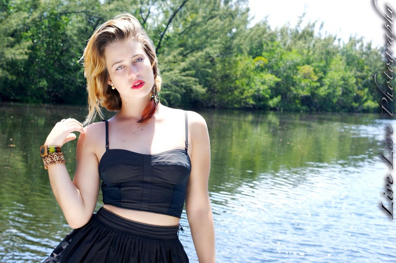 Female model photo shoot of Claudia Rubies in Miami
