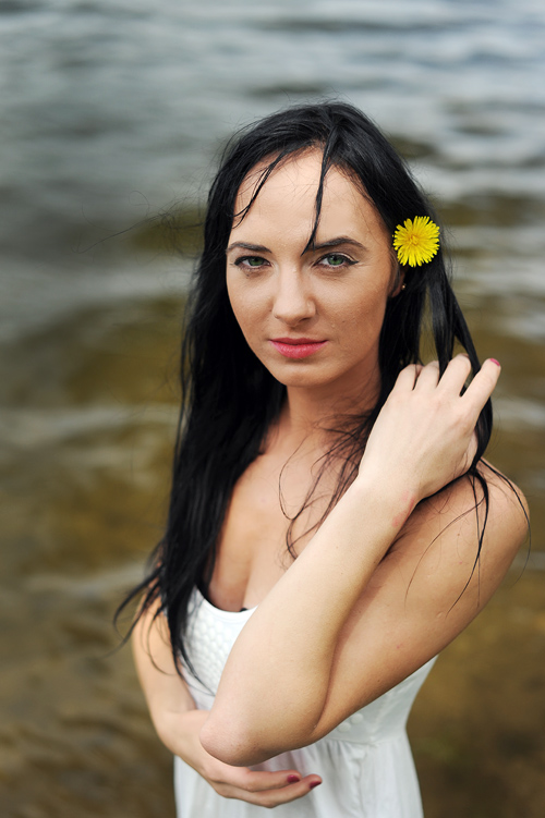 Female model photo shoot of Andzelikaa in Lithuania, Lampedziai lake