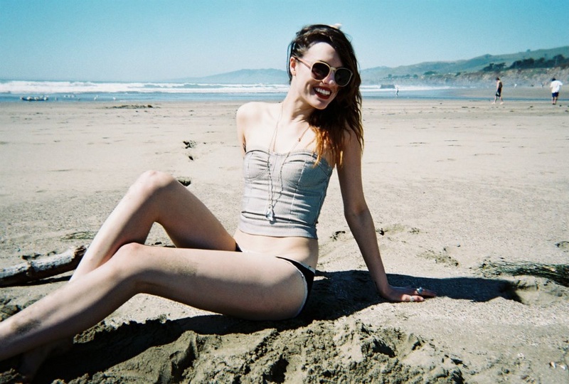 Female model photo shoot of KokoGibbons in Some Beach CA