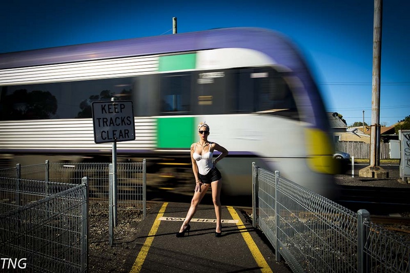 Male model photo shoot of Trains N Girls