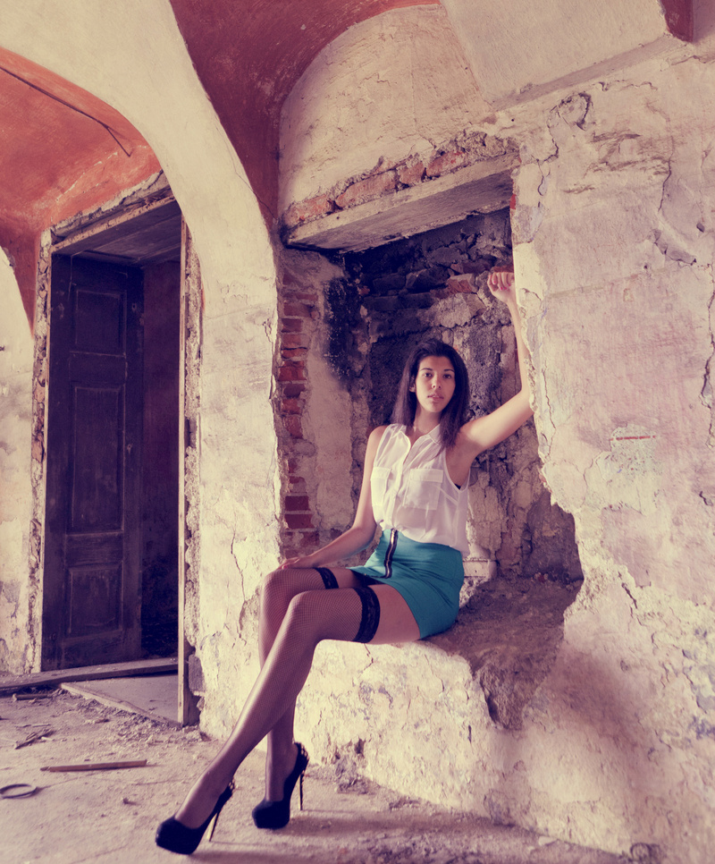 Female model photo shoot of Ursa Skofic in Logatec