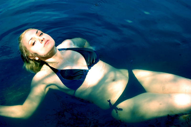 Female model photo shoot of Brissa Breezy Page in Malibu