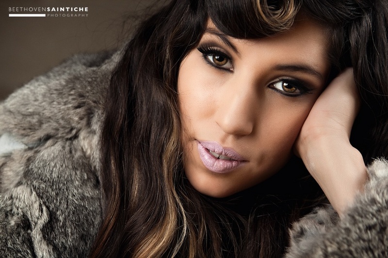 Female model photo shoot of Gaby Prieto MUA in Montreal 2013