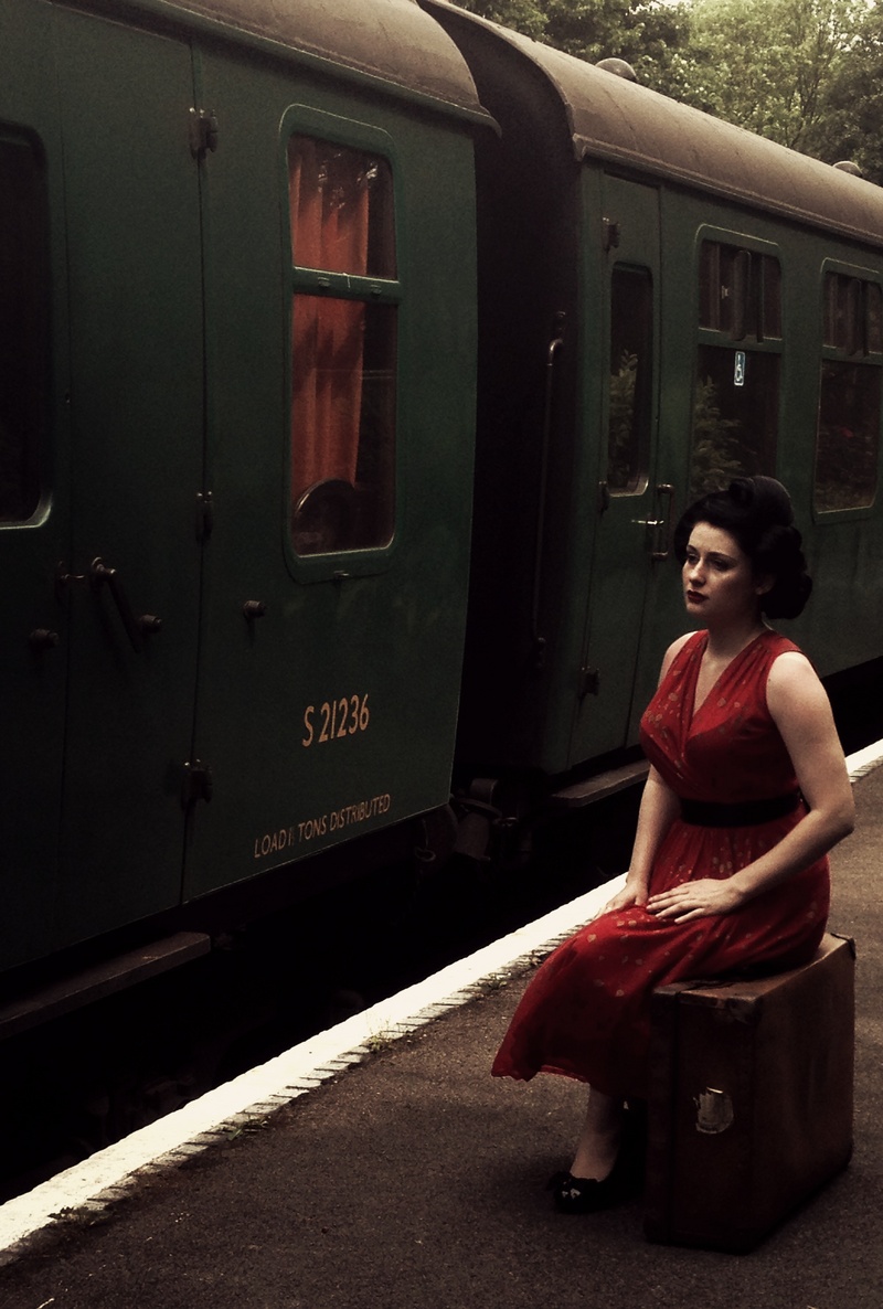 Female model photo shoot of HGray in The Watercress Line