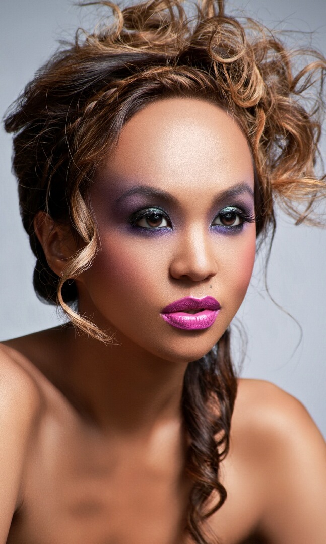 Female model photo shoot of Emerald  Phoenix Makeup and Jacqueline Ramos by W I L L I A M A N U E L in Imageye Studios