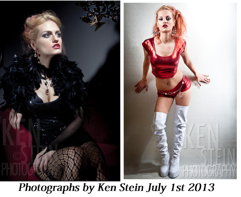Female model photo shoot of LenaFox by Ken Stein Photography in Ken Stein Studio
