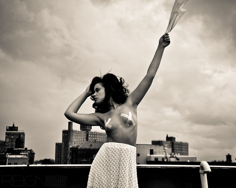 Female model photo shoot of KittyCavas in Brooklyn NYC