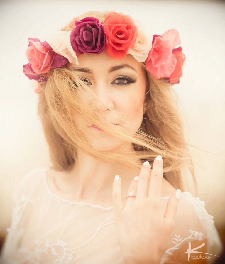 Female model photo shoot of Makeup Artist Mirna 