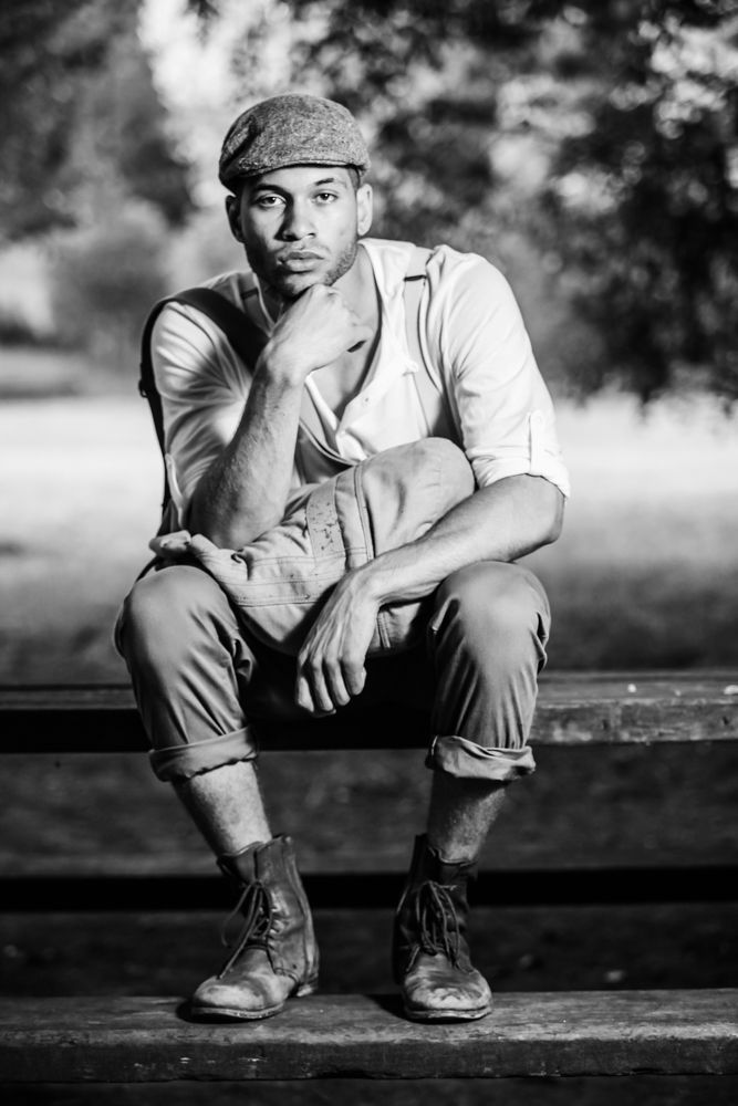 Male model photo shoot of George McCloud by Kat_Ma