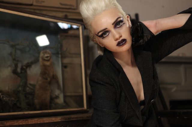 Female model photo shoot of Adna Cristina - MUA in London, makeup by Adna Cristina - MUA