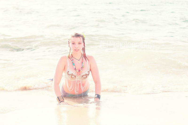 Female model photo shoot of Aj Rose in Sunset Beach, Hawaii