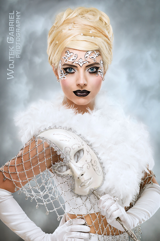 Female model photo shoot of Pat Rockette by Wojtek Gabriel, makeup by Patrycja Pat Gabriel