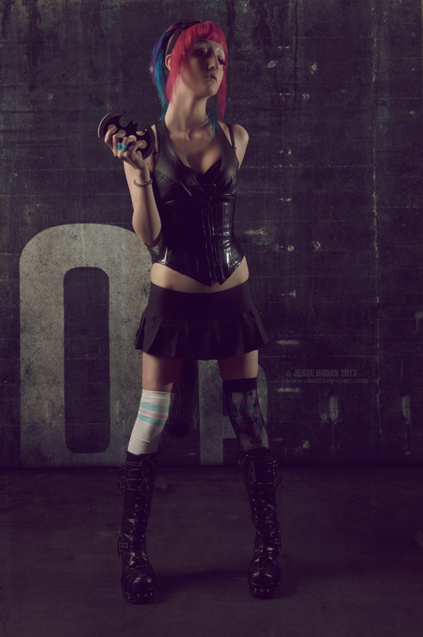 Female model photo shoot of Cadence Cross by Destroy Inc