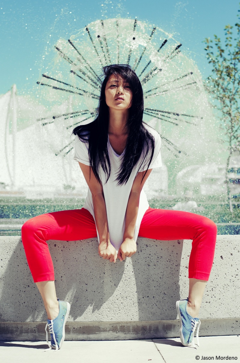 Female model photo shoot of Angela Xiao