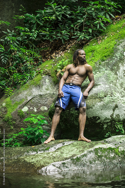 Male model photo shoot of BUCK - Photography and Ebon in Midnight Hole, Great Smoky Mountain National Park, NC