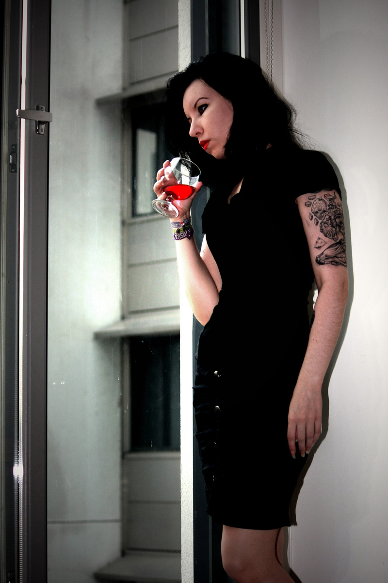 Female model photo shoot of Vivienne Von Devil
