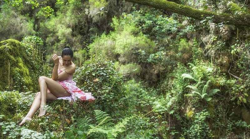 Male and Female model photo shoot of Emilio Romanos and MIRANDAVILAS in Verdes  - Galiza (españa)