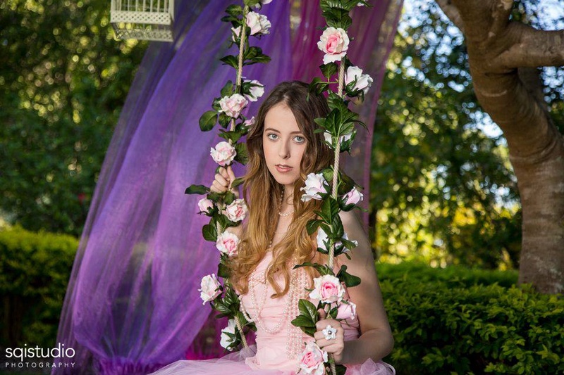 Female model photo shoot of Lisa Sleep-Hair Stylist