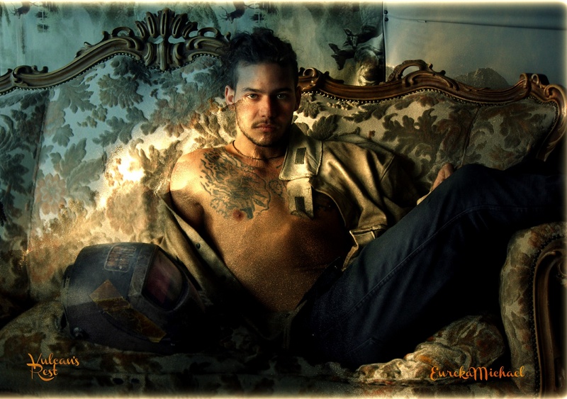 Male model photo shoot of raphael silverash in melbourne, art by EurekaMichael