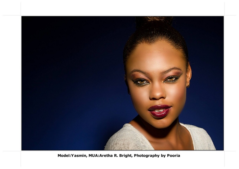 Female model photo shoot of Aretha Renee MUA in Chicago Photography Center
