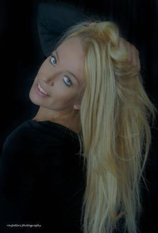 Female model photo shoot of Blonde Alien Model