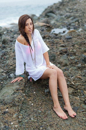 Female model photo shoot of Dakota Rodriguez in Laguna beach