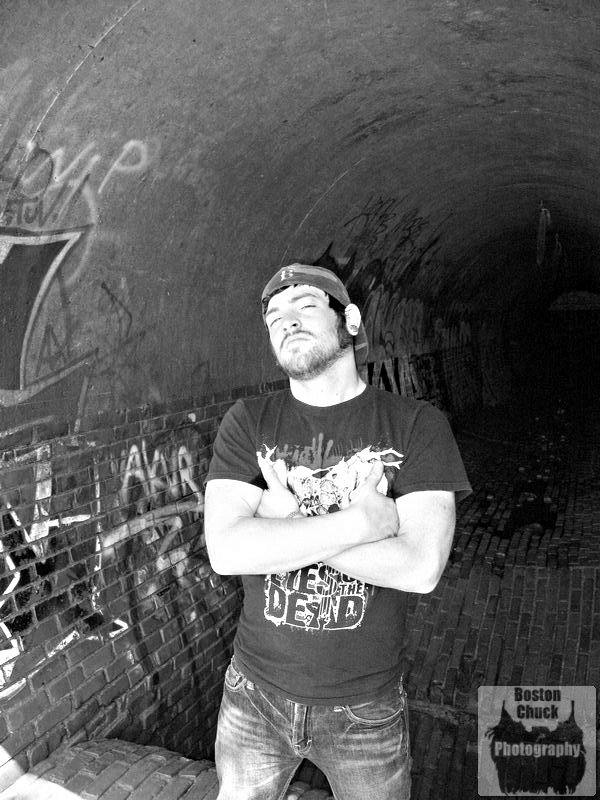 Male model photo shoot of BostonChuckPhotography in sewers of Manchester, NH