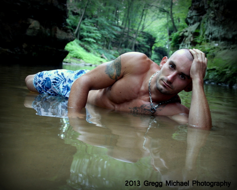 Male model photo shoot of GreggMichaelPhotography and Kaiyel Venechuk in Pewit's Nest, Baraboo, WI