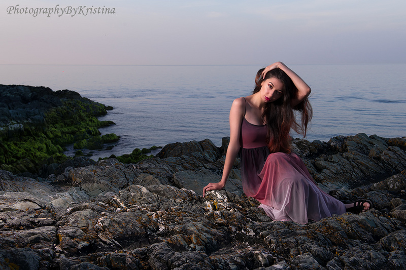 Female model photo shoot of PhotographyByKristina and Agnes A in Greystones, Co Wicklow
