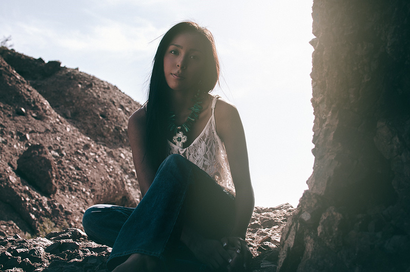 Female model photo shoot of Malisha Tso in Tempe, Arizona