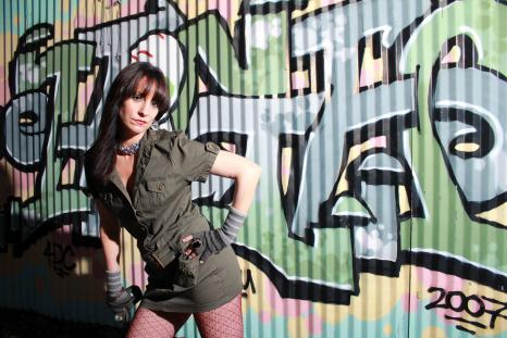 Female model photo shoot of Tina Repaci in Lemon and Enterprise, Downtown LA