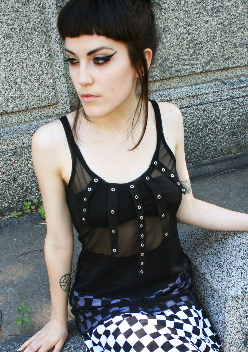 Female model photo shoot of Deranged Designs and Natalie Armstrong in Sacramento, CA