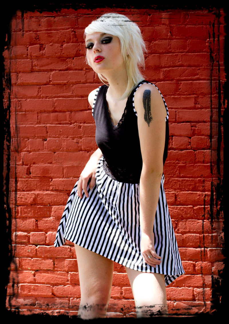 Female model photo shoot of Deranged Designs and Esca Niculescu by Misfit and Photos in Sacramento, CA