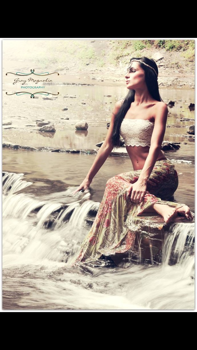 Female model photo shoot of Lea McQuade in Ithaca falls