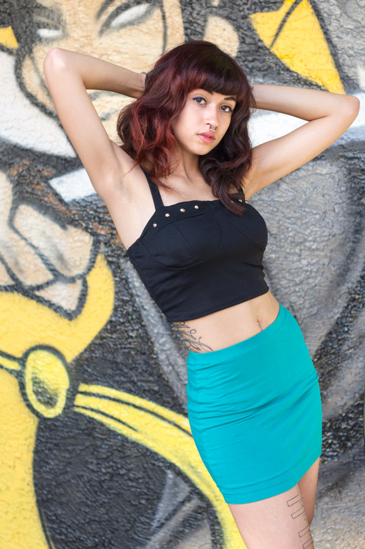 Female model photo shoot of Miss Starks by Five Star Photos in Sante Fe Art District