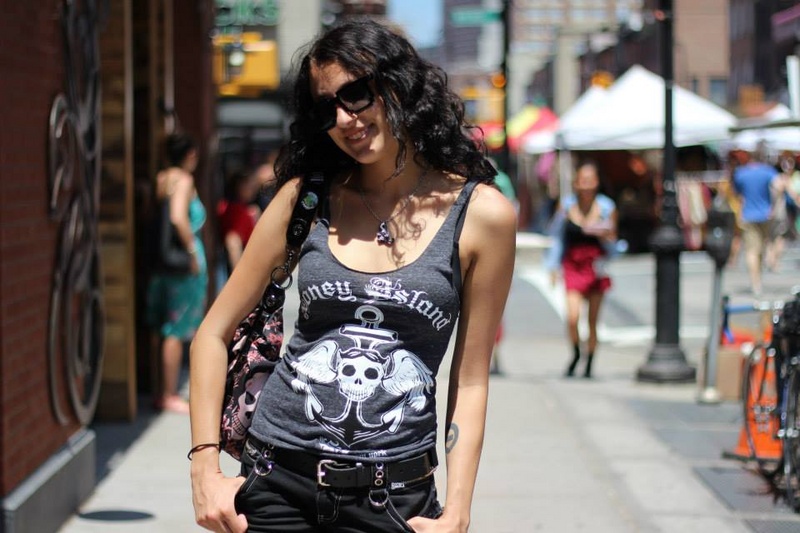 Female model photo shoot of Violet Rose NY in Brooklyn Street Fair