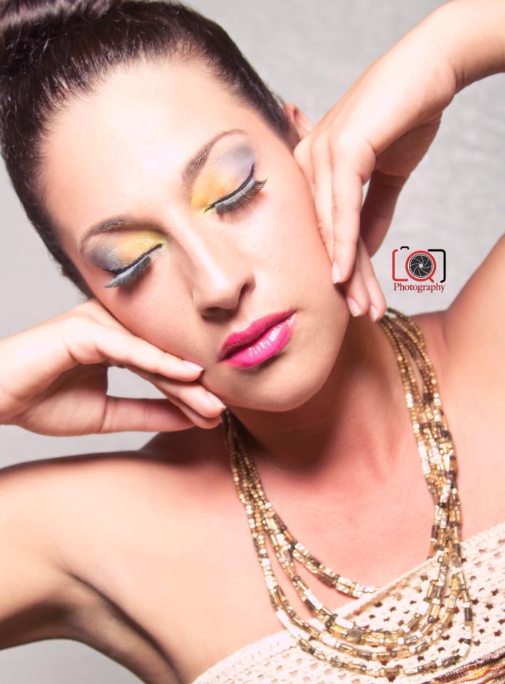Female model photo shoot of No Bland Makeup