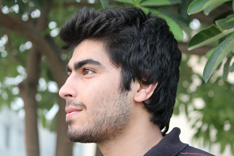 Male model photo shoot of Hamza khan 