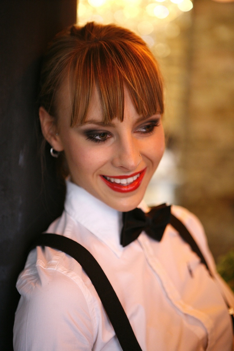 Female model photo shoot of Melissa Lane Makeup